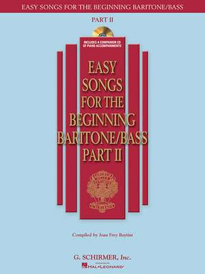 Easy Songs for the Beginning Baritone/Bass de Joan Frey (CRT) Boytim