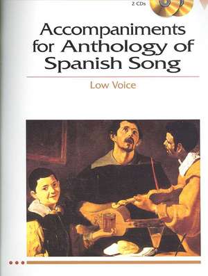 Accompaniments for Anthology of Spanish Song - Low Voice de Richard (CRT) Walters