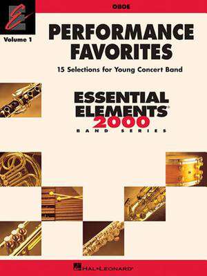 Performance Favorites, Vol. 1 - Oboe de Hal Leonard Publishing Corporation