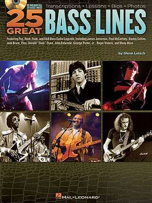 25 Great Bass Lines de Glenn Letsch