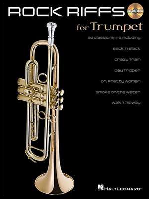 Rock Riffs for Trumpet [With CD (Audio)] de Hal Leonard Corp