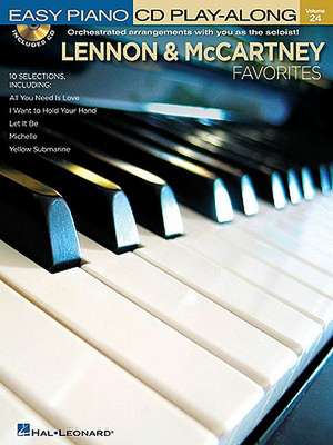 Lennon & McCartney Favorites: Easy Piano CD Play-Along Volume 24 [With CD (Audio)] de Hal Leonard Publishing Corporation