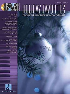 Holiday Favorites: Piano Duet Play-Along Volume 36 de Hal Leonard Publishing Corporation