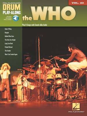 The Who Drum Play-Along Volume 23 Book/Online Audio [With CD (Audio)] de The Who