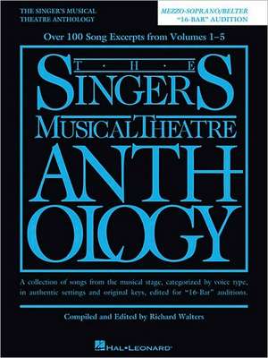 The Singer's Musical Theatre Anthology - 16-Bar Audition Edition de Richard Walters