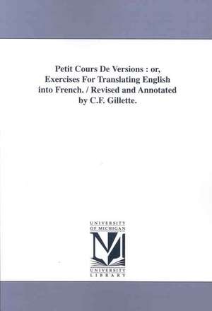 Petit Cours De Versions de Percy Sadler