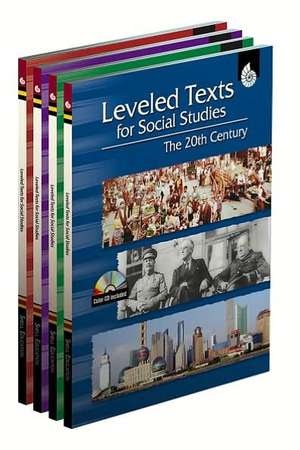 Leveled Texts for Social Studies: 4-Book Set de Education Shell