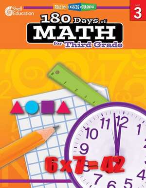 180 Days of Math for Third Grade [With CDROM] de Jodene Smith