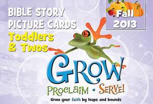 Grow, Proclaim, Serve! Toddlers & Twos Bible Story Picture Cards Fall 2013: Grow Your Faith by Leaps and Bounds de Abingdon Press