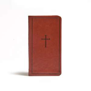 CSB Single-Column Pocket New Testament, Brown Leathertouch de Csb Bibles By Holman