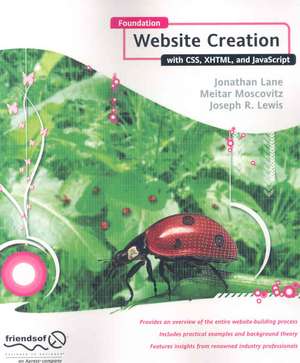 Foundation Website Creation with CSS, XHTML, and JavaScript de Steve Smith