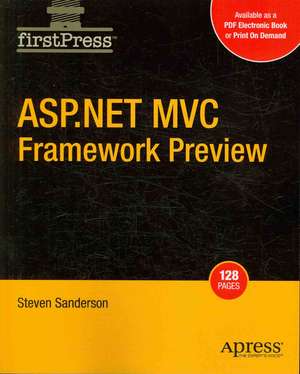 ASP.NET MVC Framework Preview de Steven Sanderson