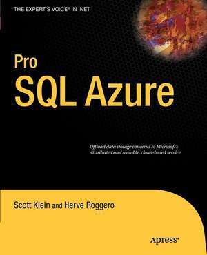 Pro SQL Azure de Scott Klein