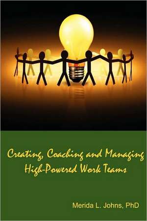 Creating, Coaching and Managing High-Powered Work Teams de Merida Johns