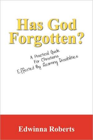 Has God Forgotten?: A Practical Guide For Christians Effected By Learning Disabilities de Edwinna Roberts