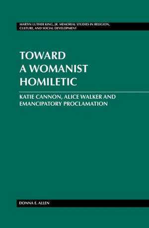 Toward a Womanist Homiletic de Donna E. Allen