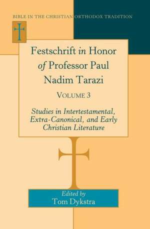 Festschrift in Honor of Professor Paul Nadim Tarazi de Tom Dykstra