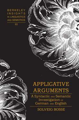 Applicative Arguments de Solveig Bosse