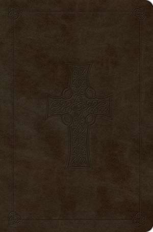 ESV Value Compact Bible (TruTone, Olive, Celtic Cross Design) de Spck