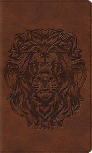 ESV Thinline Bible (TruTone, Brown, Royal Lion Design) de Spck