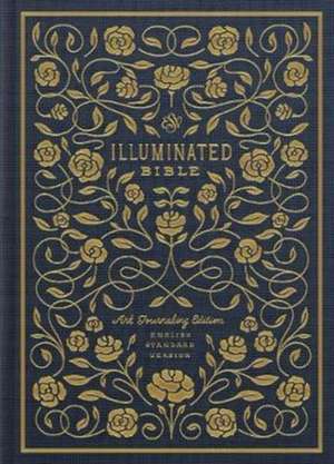 ESV Illuminated Bible, Art Journaling Edition (Cloth over Board, Navy) de Dana Tanamachi