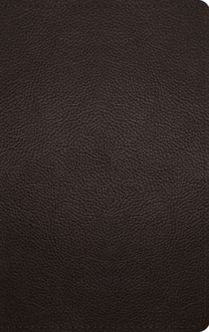 ESV Thinline Bible (Buffalo Leather, Deep Brown) de Spck