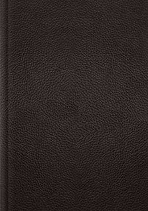 ESV Single Column Journaling Bible, Large Print (Buffalo Leather, Deep Brown) de .