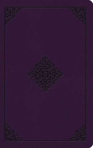 ESV Large Print Personal Size Bible (TruTone, Lavender, Ornament Design) de Spck