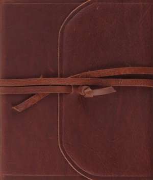 ESV Single Column Journaling Bible (Natural Leather, Brown, Flap with Strap) de Esv