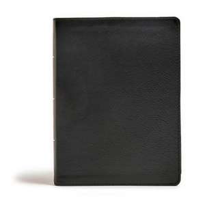 CSB Tony Evans Study Bible, Black Genuine Leather de Tony Evans