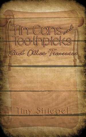 Tin Cans and Toothpicks and Other Treasures de Tiny Striegel