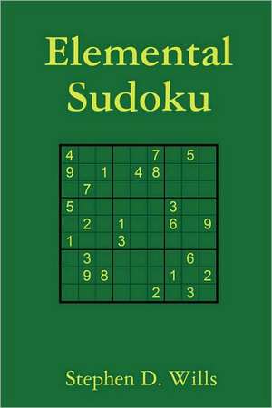 Elemental Sudoku de Stephen Wills