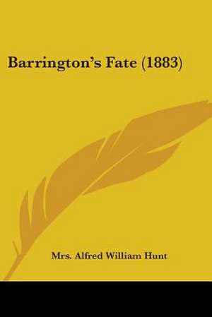 Barrington's Fate (1883) de Alfred William Hunt