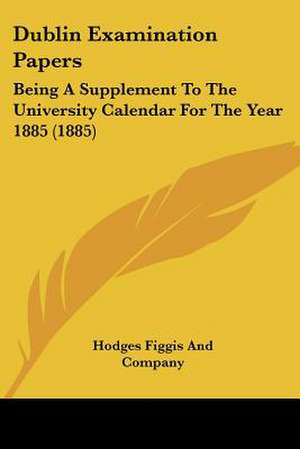 Dublin Examination Papers de Hodges Figgis And Company