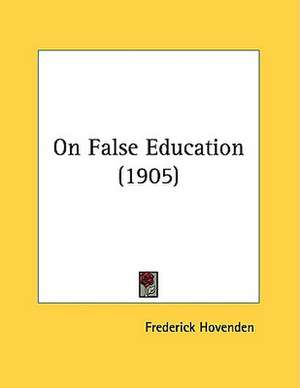 On False Education (1905) de Frederick Hovenden