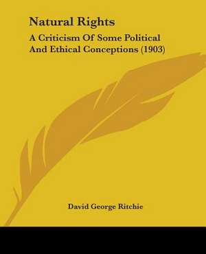 Natural Rights de David George Ritchie