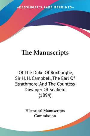 The Manuscripts de Historical Manuscripts Commission