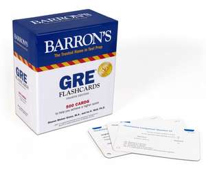 GRE Flashcards: 500 Flashcards to Help You Achieve a Higher Score de Barron's Educational Series