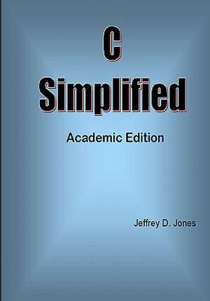 C Simplified de Jeffrey D. Jones