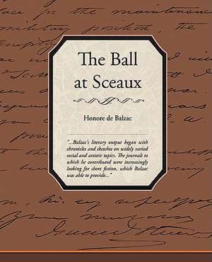 The Ball at Sceaux de Honore de Balzac