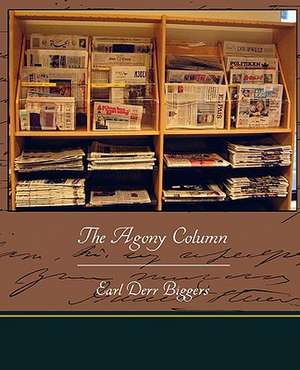 The Agony Column de Earl Derr Biggers