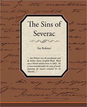 The Sins of Severac Bablon de Sax Rohmer