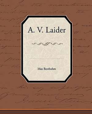 A V Laider de Max Beerbohm