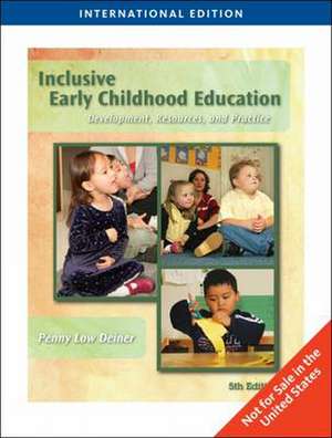 Inclusive Early Childhood Education de Penny Low Deiner