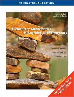 Elementary Math, International Edition de Damon (Brigham Young University) Bahr