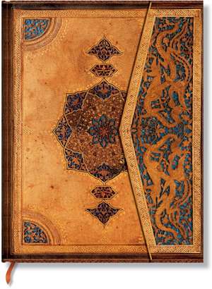 Paperblanks | Safavid | Safavid Binding Art | Hardcover | Ultra | Lined | Wrap Closure | 144 Pg | 120 GSM de Paperblanks