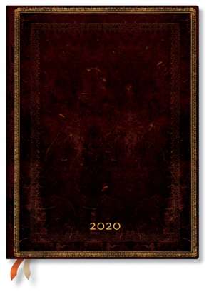 Black Moroccan Ultra Vertical 2020 Diary