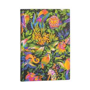 Softcover Notizbuch Jungle Song Midi Liniert de Paperblanks