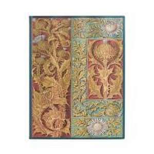 Paperblanks Wild Thistle Vox Botanica Softcover Flexi Ultra Lined Elastic Band Closure 176 Pg 100 GSM de Paperblanks