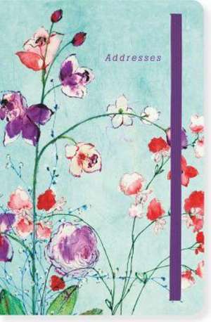 Fuchsia Blooms Address Book de Peter Pauper Press